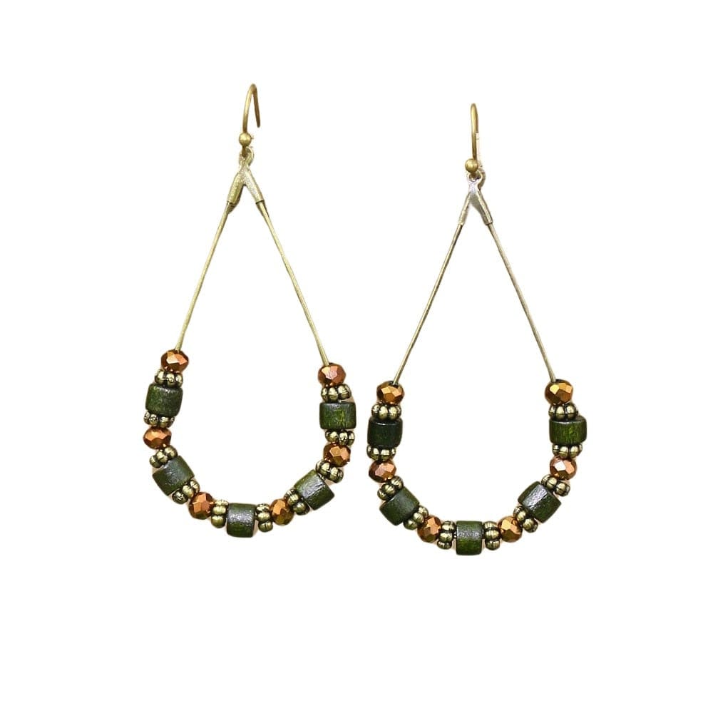 Vintage Gold Beach Earrings