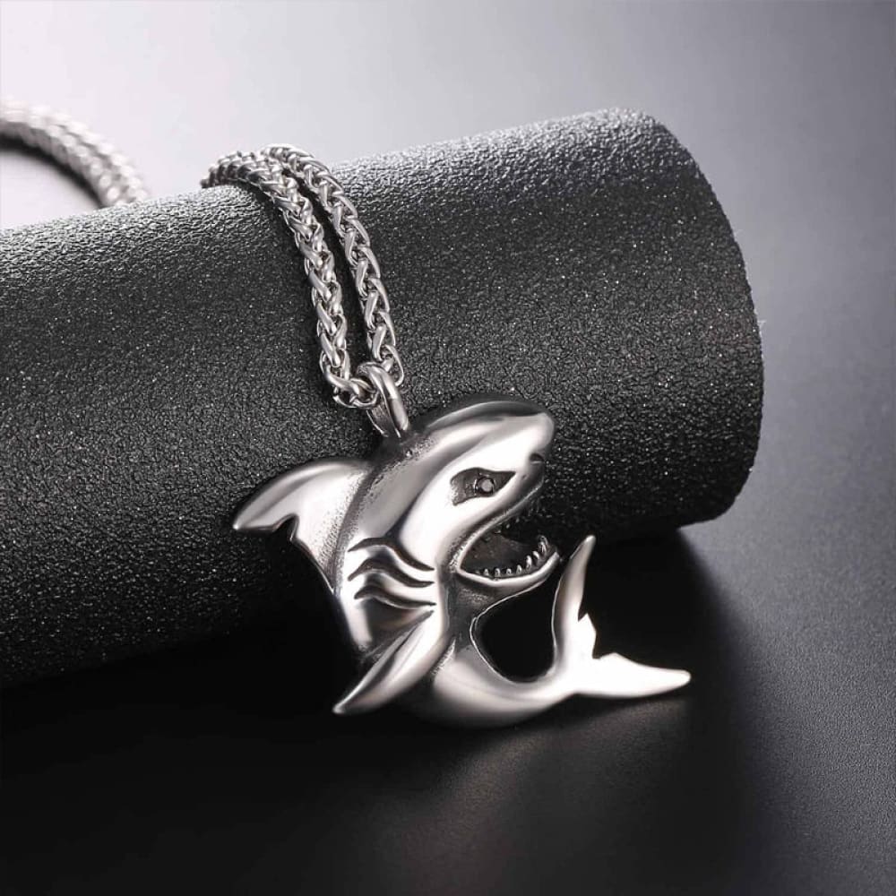 Vintage Shark Necklace