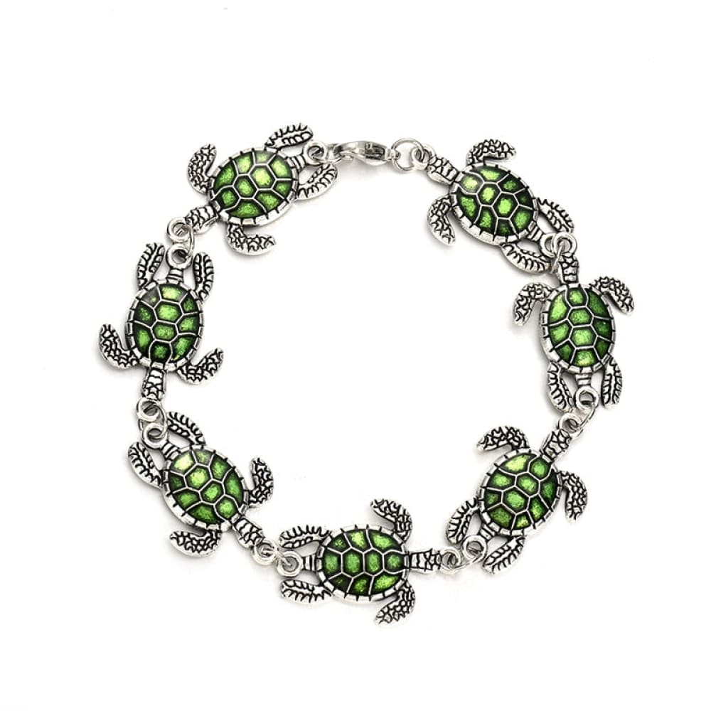 Vintage Silver Sea Turtle Bracelet