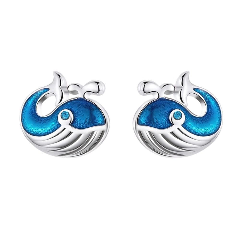 Whale Earrings