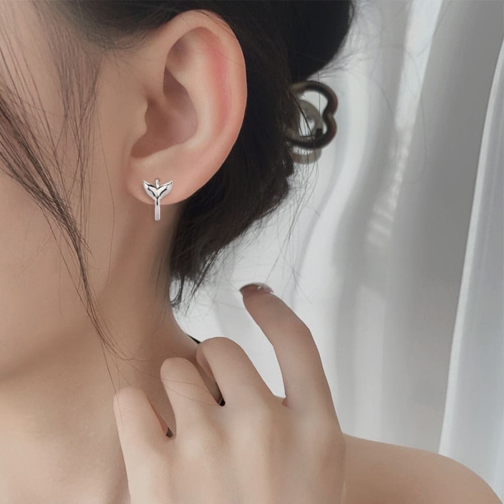 Whale Tail Earrings