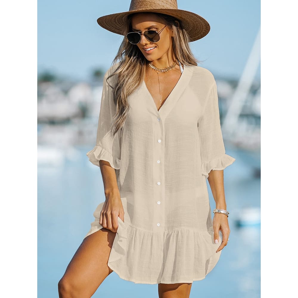 White Beach Dress