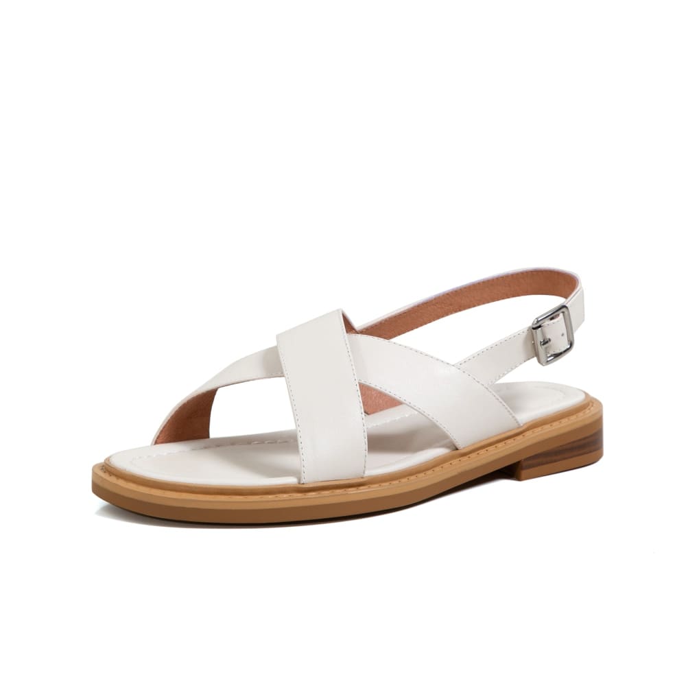 White Beach Sandals