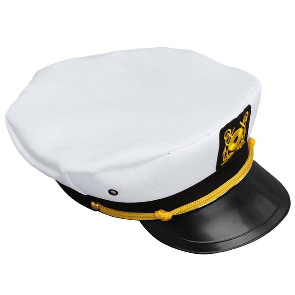 White Captain Hat