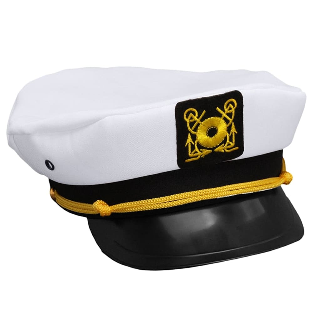 White Captain Hat