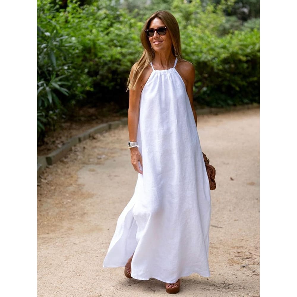 Madeinsea - White Linen Beach Dress Madeinsea - White Linen Beach Dress