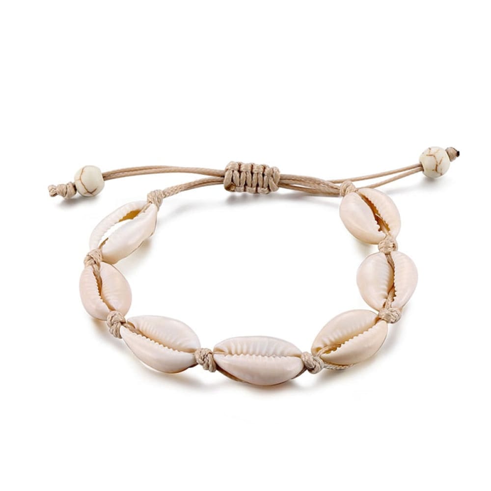 White Shell Ankle Bracelet
