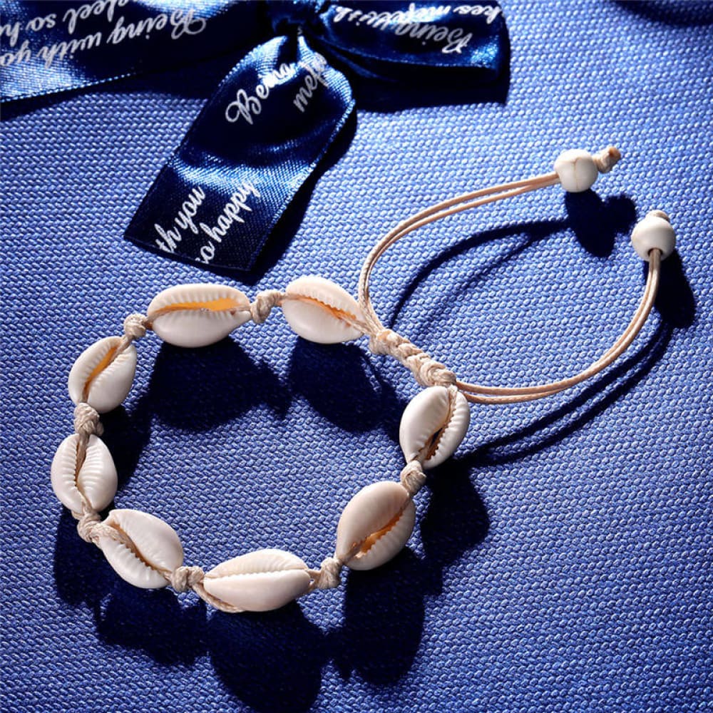 White Shell Ankle Bracelet