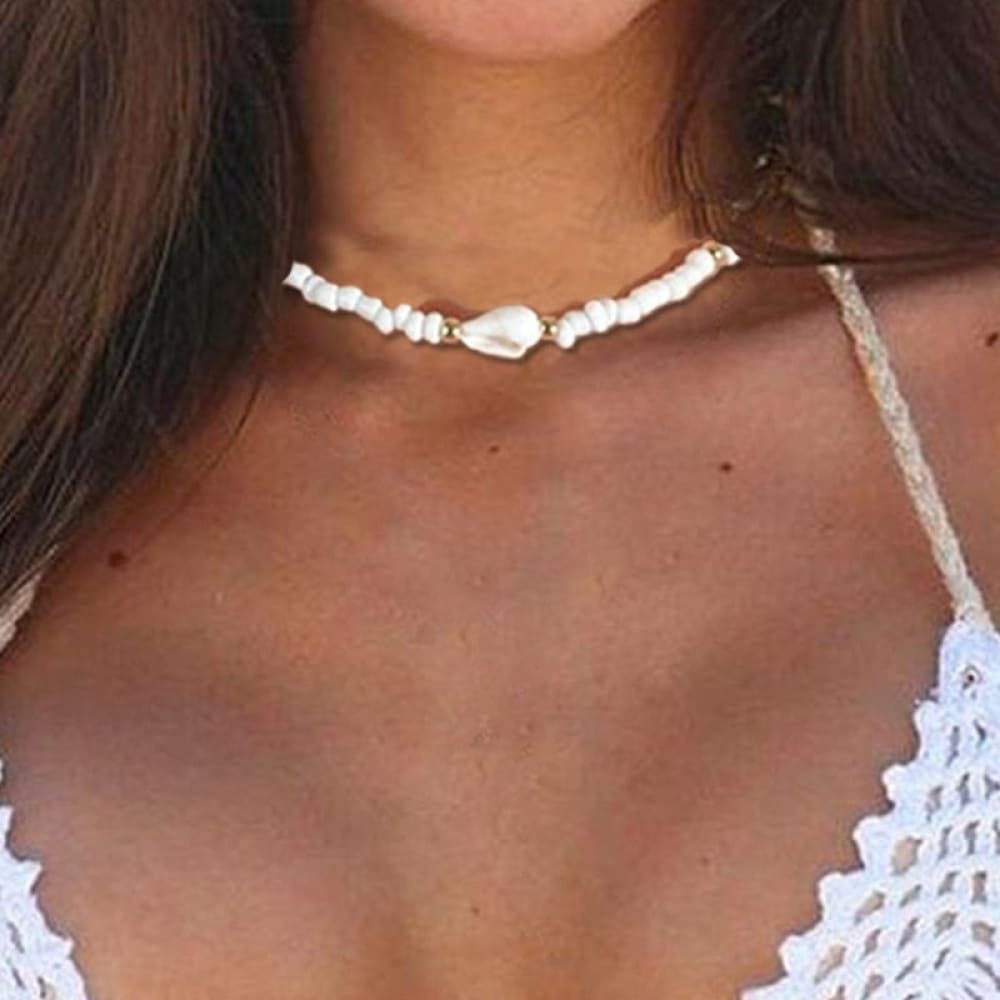 White Shell Necklace