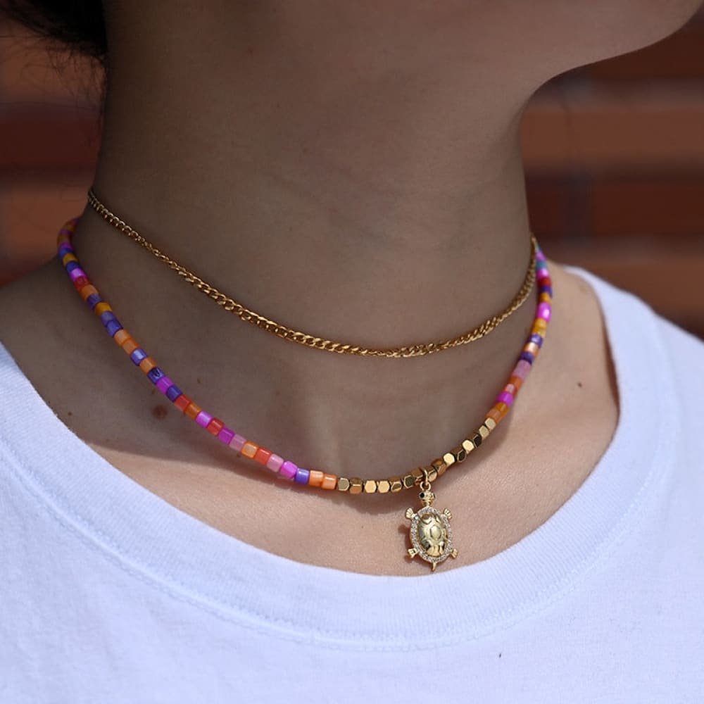 Women Sea Turtle Necklace