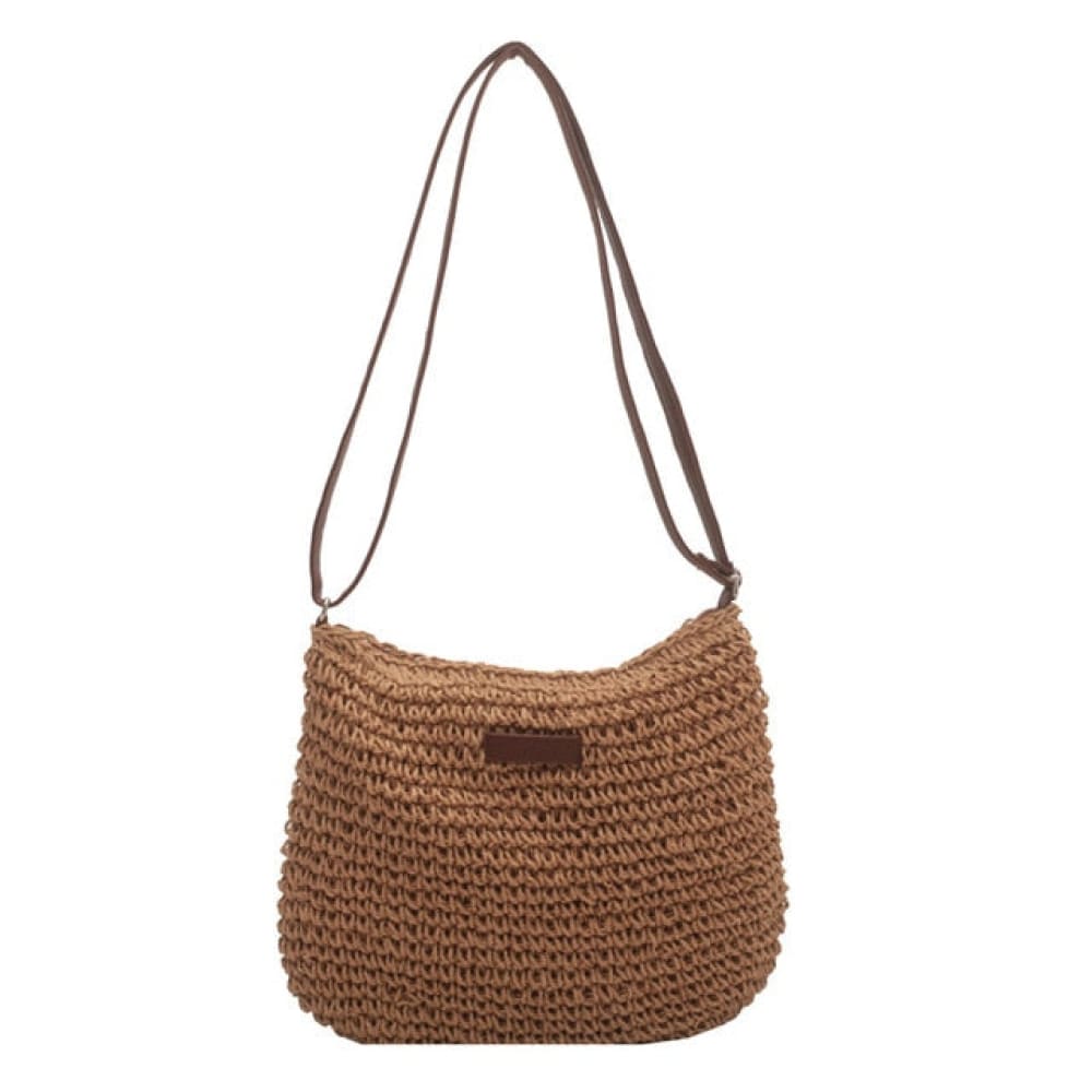 Woven Crossbody Beach Bag