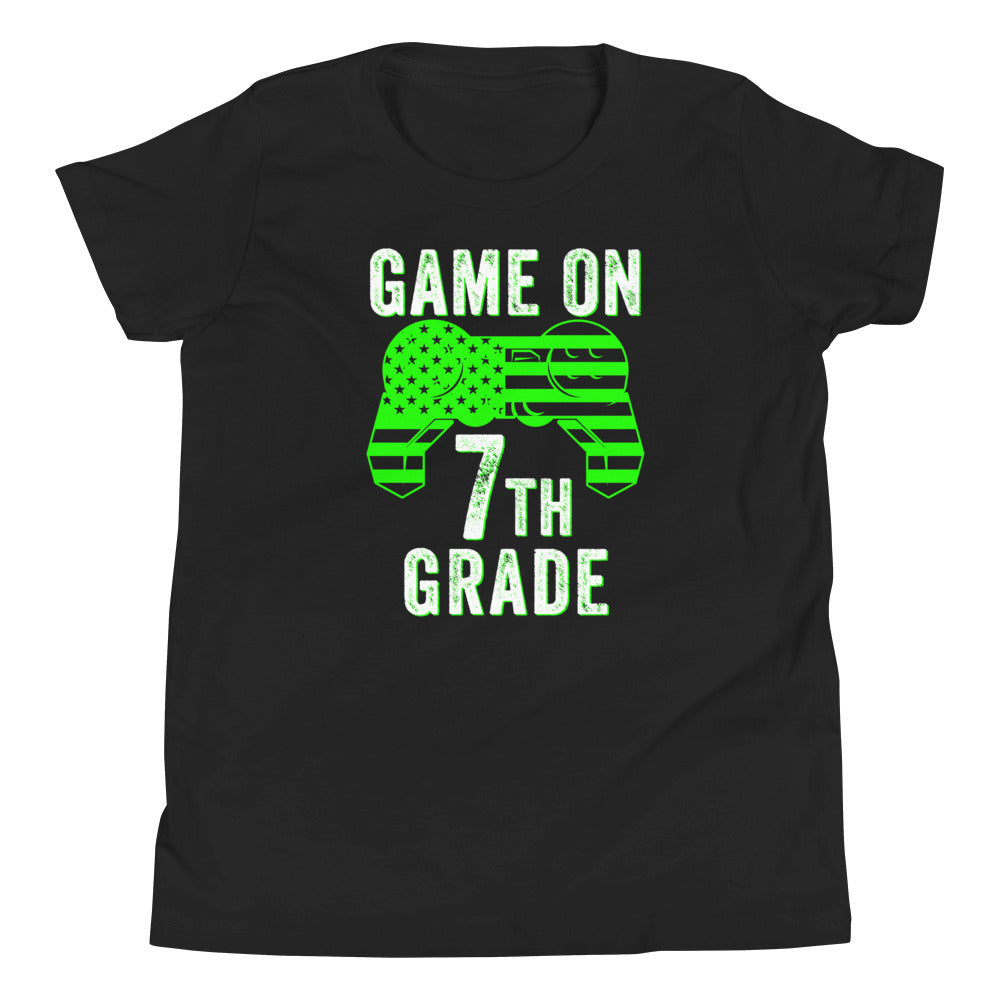 Game On 7th Grade Gaming Shirt, Gamer Back To School Shirt, 7th Grade Shirt, Gamer School Shirt, 7th Grade Video Game Shirt, Gaming Shirt