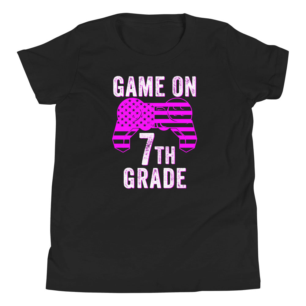 Game On 7th Grade Gaming Shirt, Gamer Back To School Shirt, 7th Grade Shirt, Gamer School Shirt, 7th Grade Video Game Shirt, Gaming Shirt