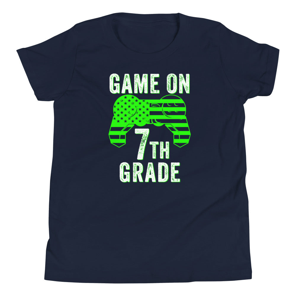 Game On 7th Grade Gaming Shirt, Gamer Back To School Shirt, 7th Grade Shirt, Gamer School Shirt, 7th Grade Video Game Shirt, Gaming Shirt