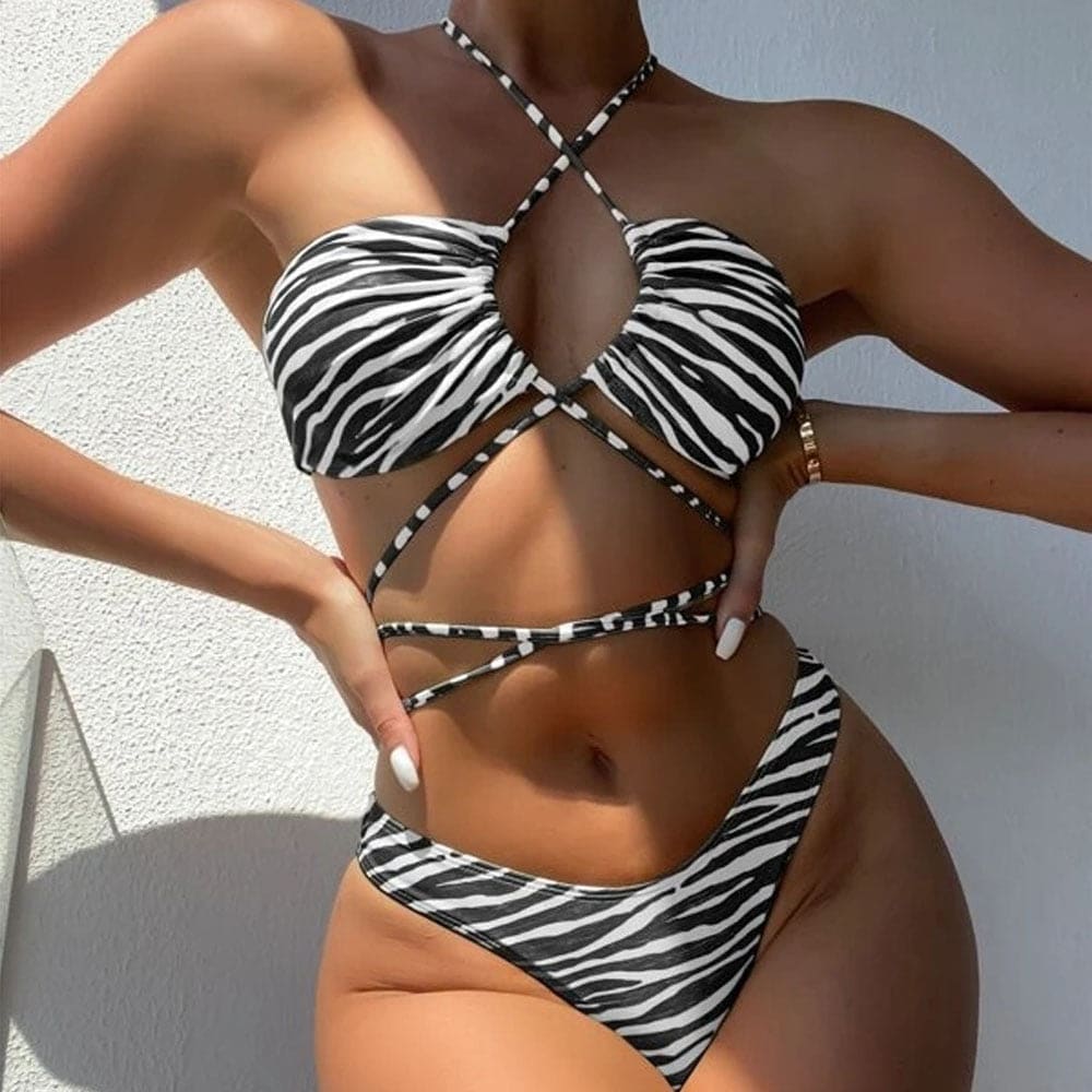 Zebra Nautical Swimwear