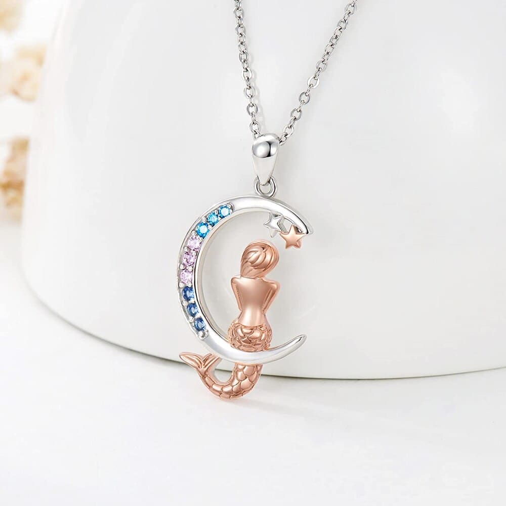 Zircon Mermaid Necklace