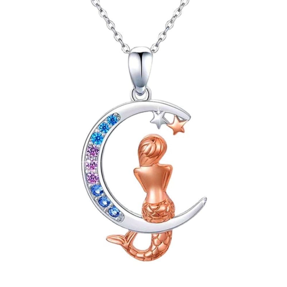 Zircon Mermaid Necklace