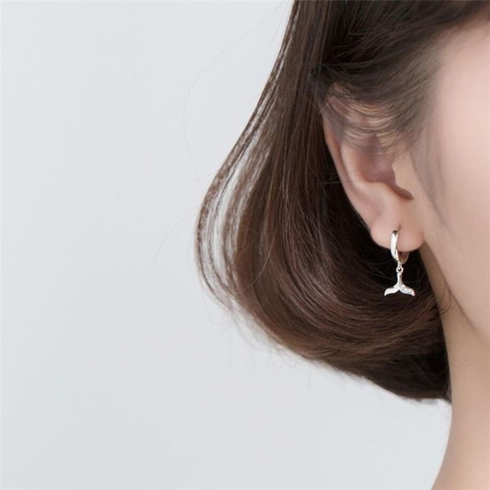 Zircon Whale Shark Earrings