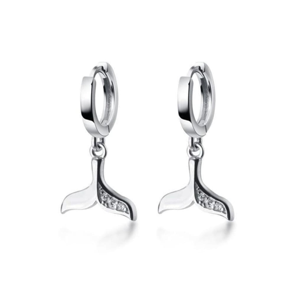 Zircon Whale Shark Earrings