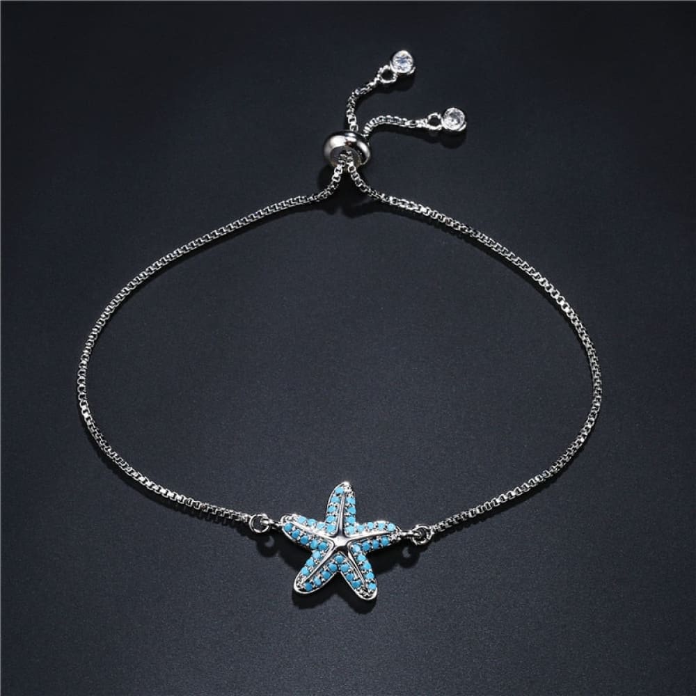 Zirconia Starfish Bracelet