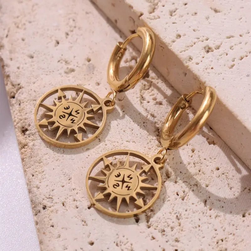 Compass Earrings - Madeinsea©