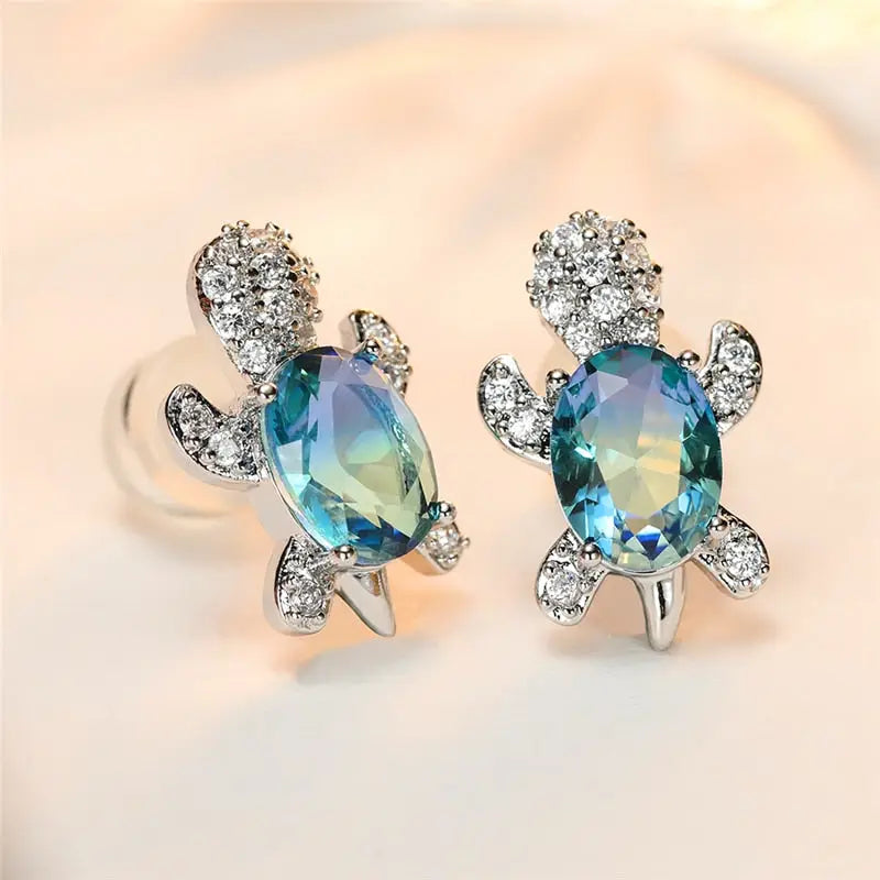 Turtle Shell Earings Sea Turtle Earrings