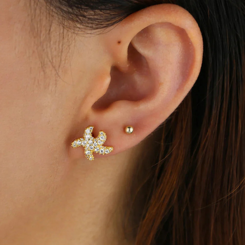Starfish-earrings