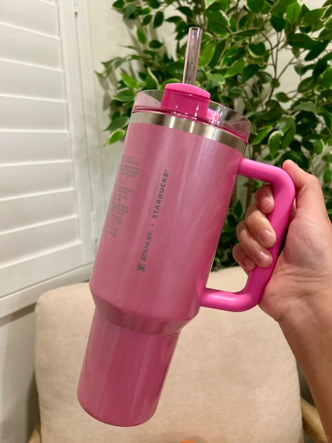 Stanley Quencher H2.0 Tumbler with Handle and Straw 40 oz | Flowstate 3-Position Lid | Cup Holder Compatible for Travel |
