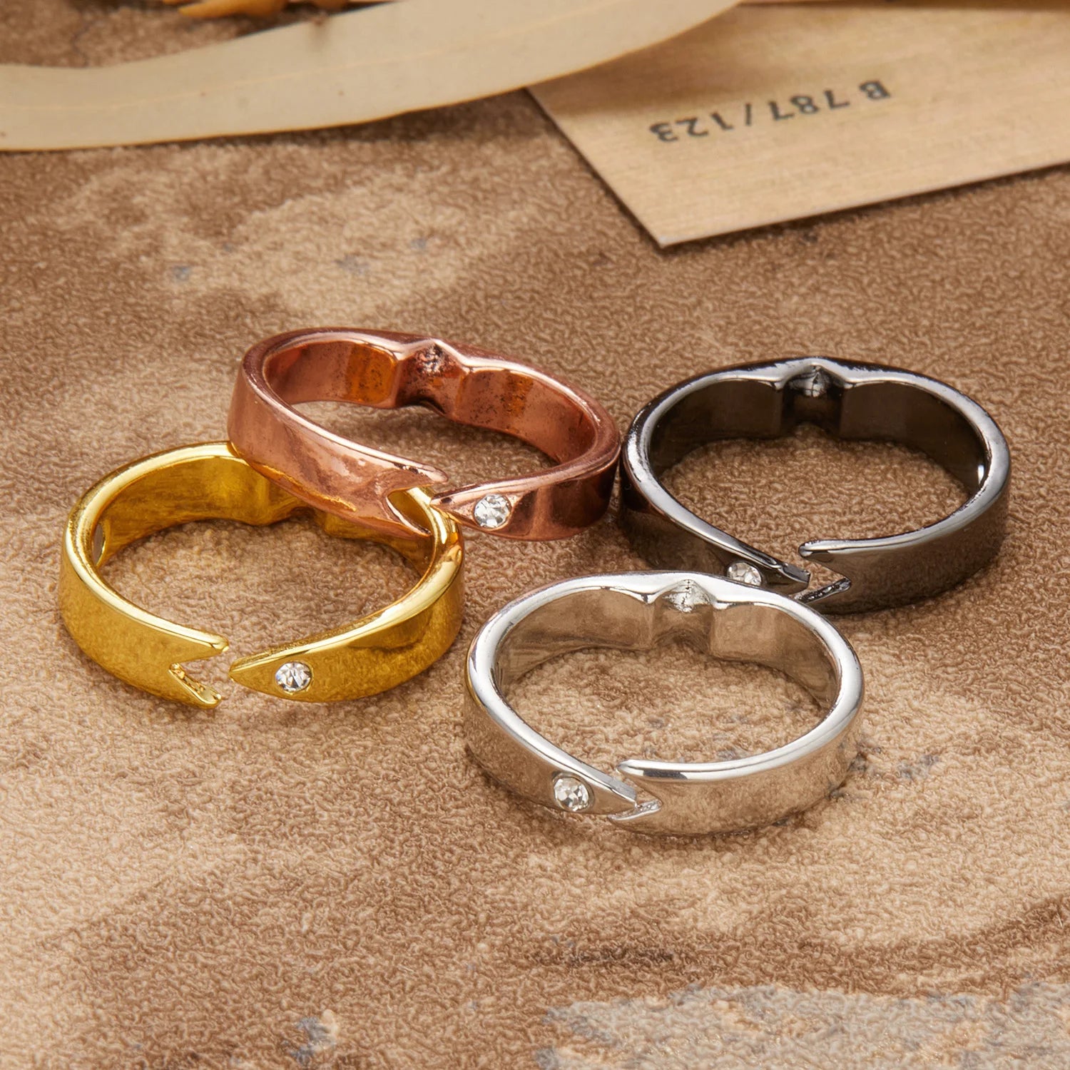 Bague magnétique tendance pour femmes et hommes, bague amincissante et bien-être, style punk, bijou de santé pour la perte de poids, cadeau