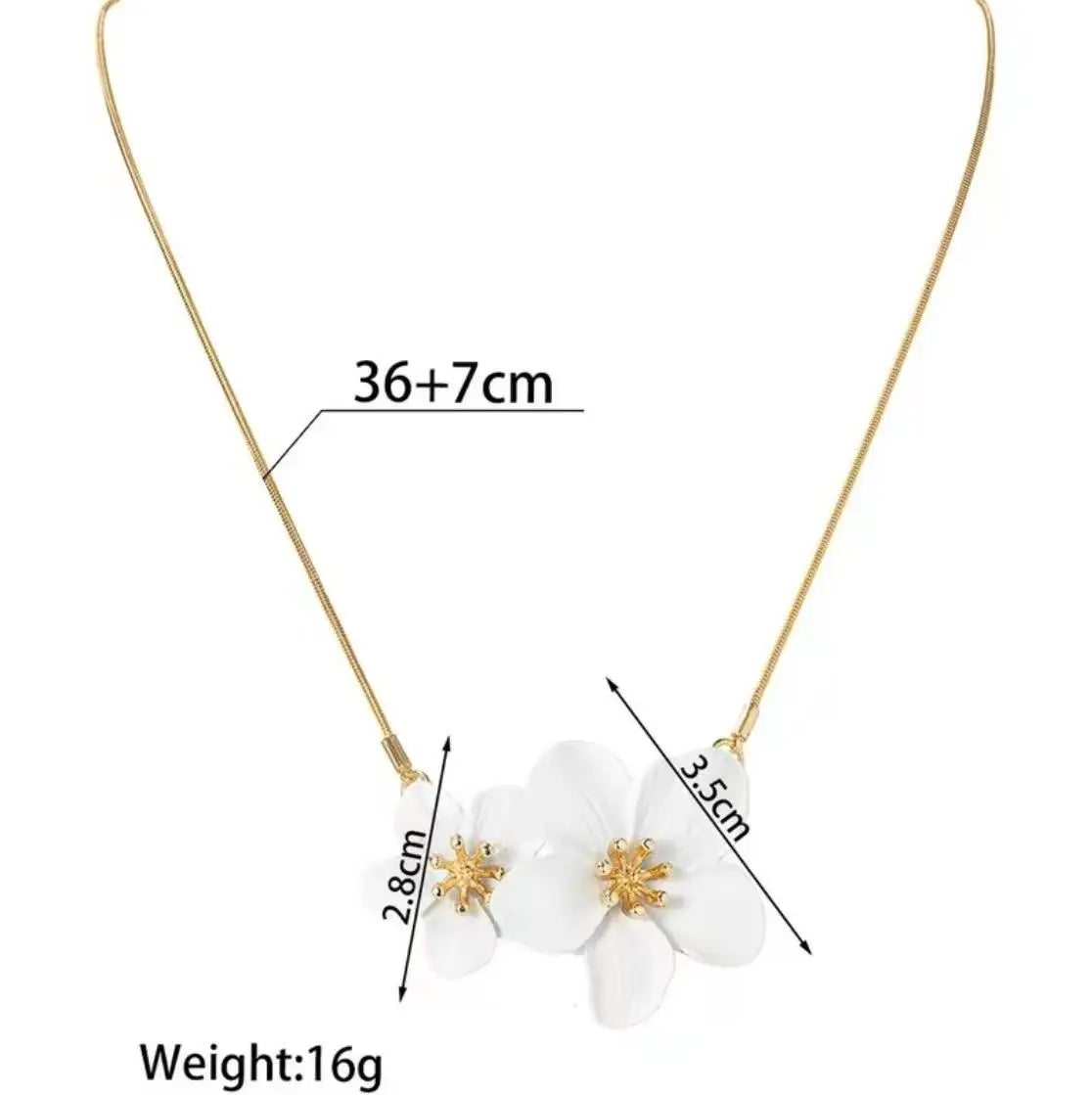 Golden Color Exquisite Rose Metal Choker With Double Flower Design Lively Necklace Beach Vacation Style Necklace