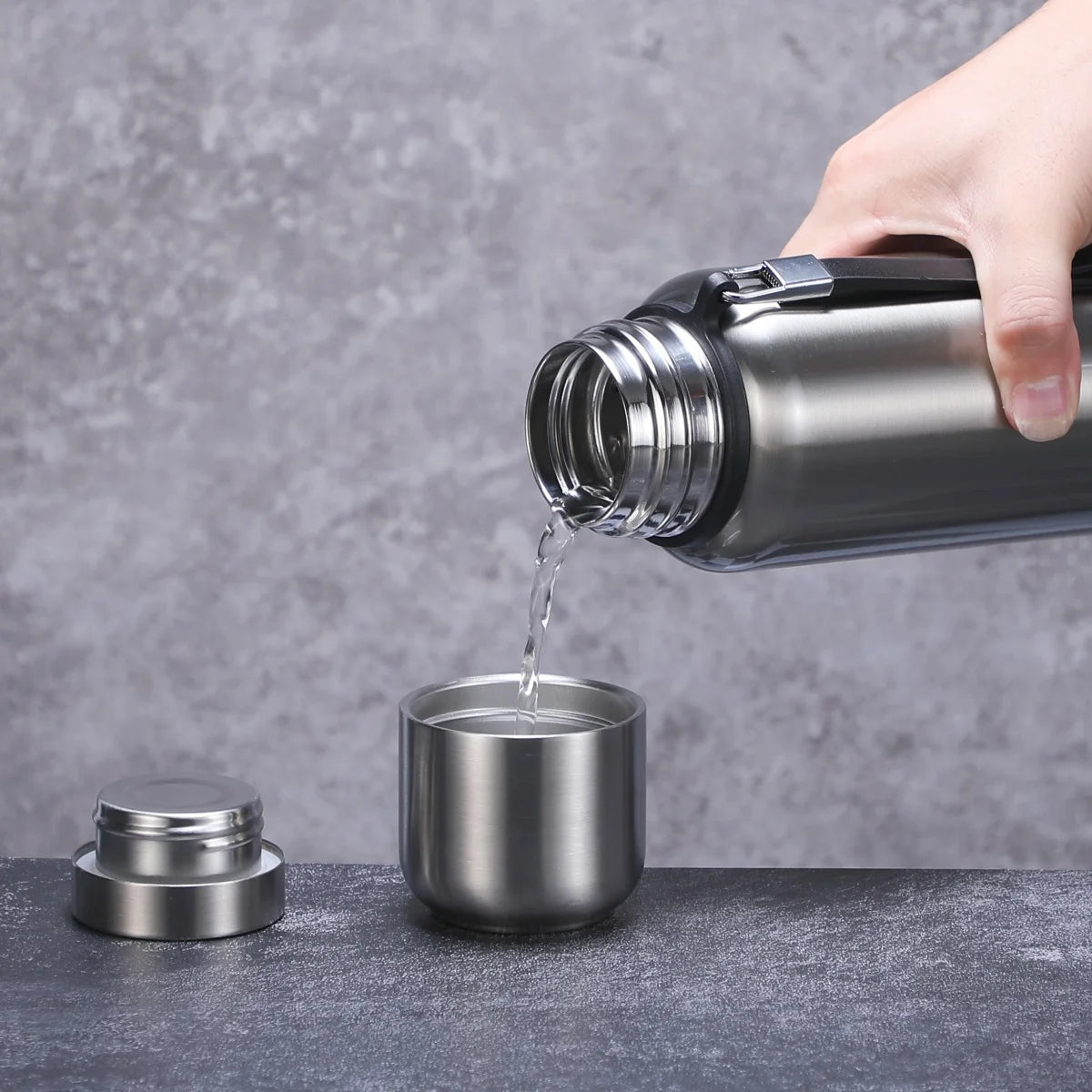 Large Capacity Outdoor Thermos Portable 316 Stainless Steel Thermal Mug Tumbler Vacuum Flasks Cold and Hot Sports Water Bottle