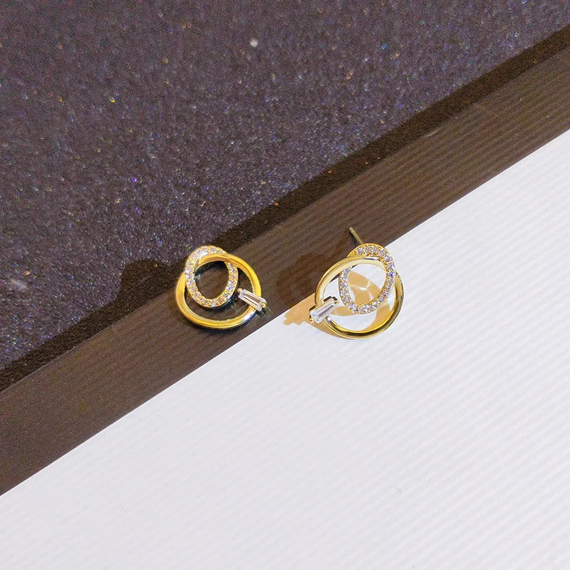 925 Sterling Silver Woman Stud Earrings Unusual Earings for No ear holeVintage Ear Cuffs For Party Women's Jewelry