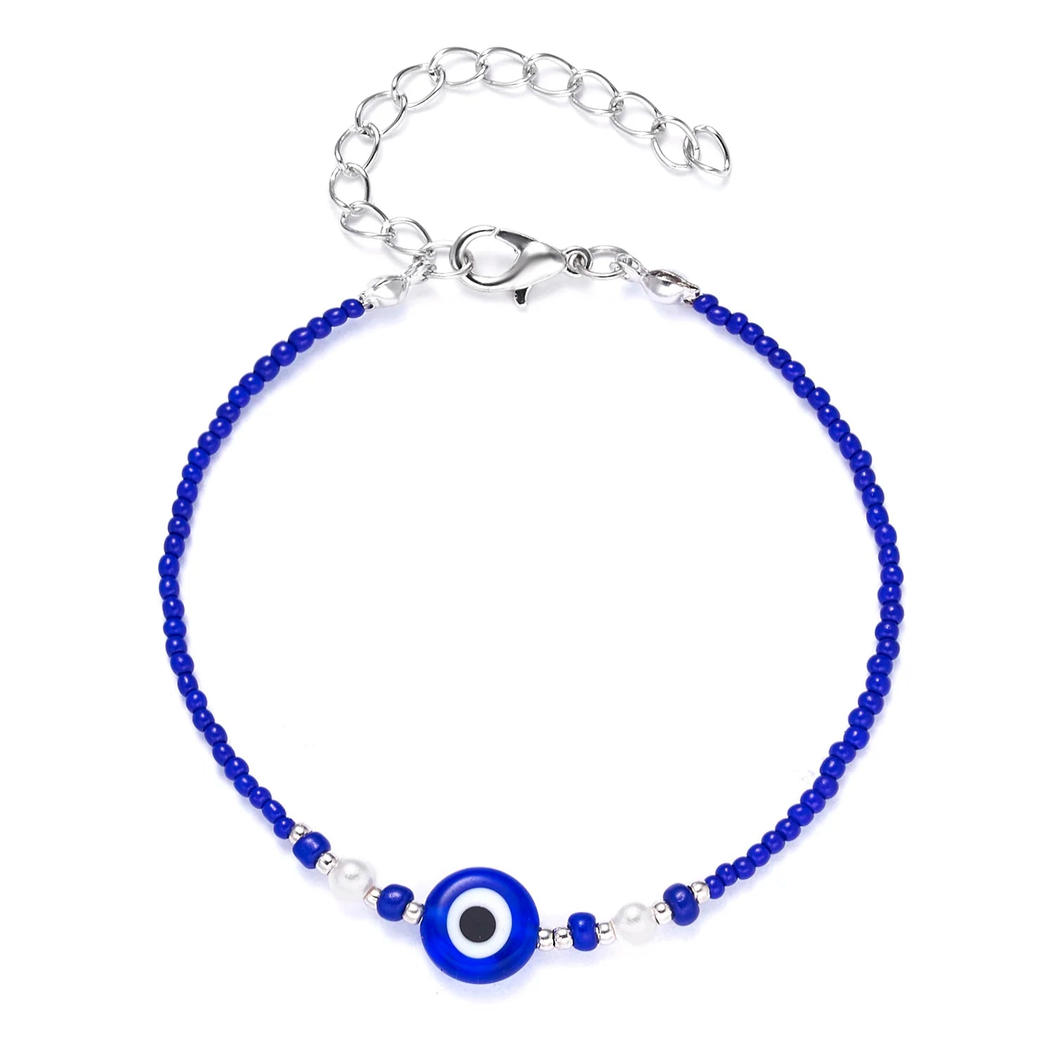 Turkish Lucky Evil Eye Bracelet For Women Blue Eyes Bead Handmade Bracelet Bangles Couple Friendship Birthday Party Jewelry Gift