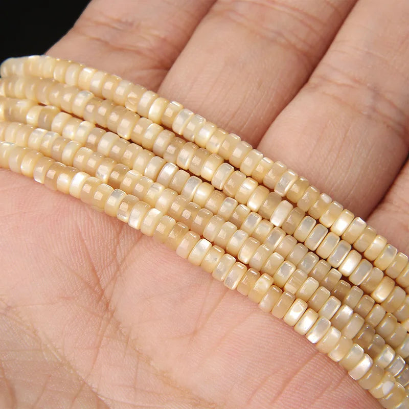 Multi Shape Size Natural Shell Beads Glitter Dyed Heishi Pearl Bead Mother of Pearl Beaded For Jewelry Making Necklace Bracelets