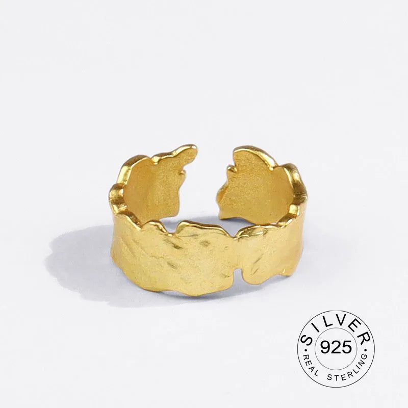 Real 925 Sterling Silver Rings For Women vintage zircon open round Engagement Rings Silver 925 Jewelry Anillos Mujer