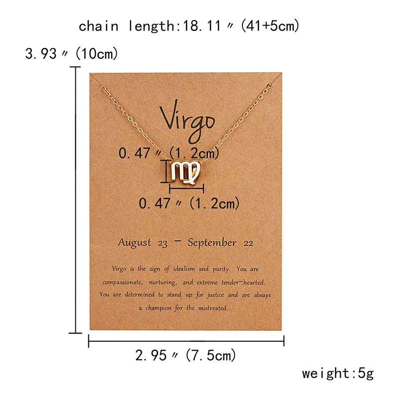 Rinhoo Fashion Sun Necklaces & Pendants Gold Color Alloy Pendant Necklace Wish Card Jewelry For Women Girl Jewelry Birthday Gift