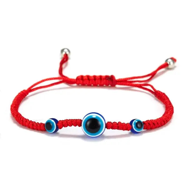 Turkish Lucky Evil Eye Bracelets For Women Handmade Red Thread String Bracelet Charm Lucky Adjustable Rope Friendship Jewelry - Madeinsea©