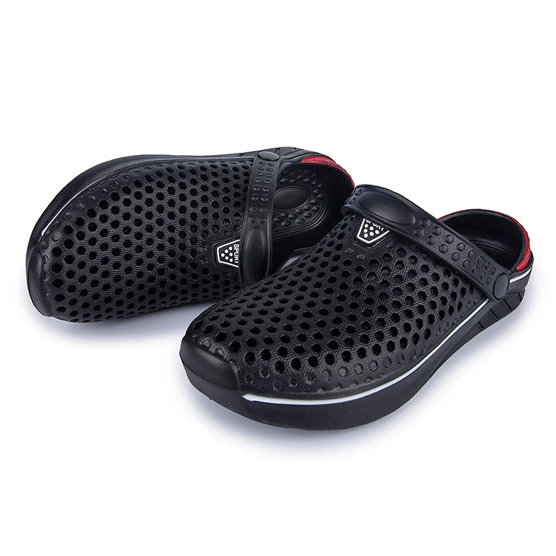 2021 Men Sandals mens LiteRide Hole Shoes Rubber Clogs For Men EVA Unisex Garden Shoes Slippers Cool Black Adulto Cholas Hombre