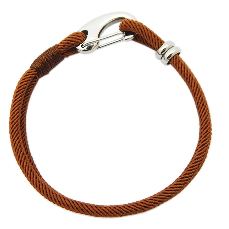 MKENDN Men Nautical Style Lobster Clasp Bracelet Outdoor Camping Rescue Emergency Rope Couple Bracelets Jewellry For Women Gifts