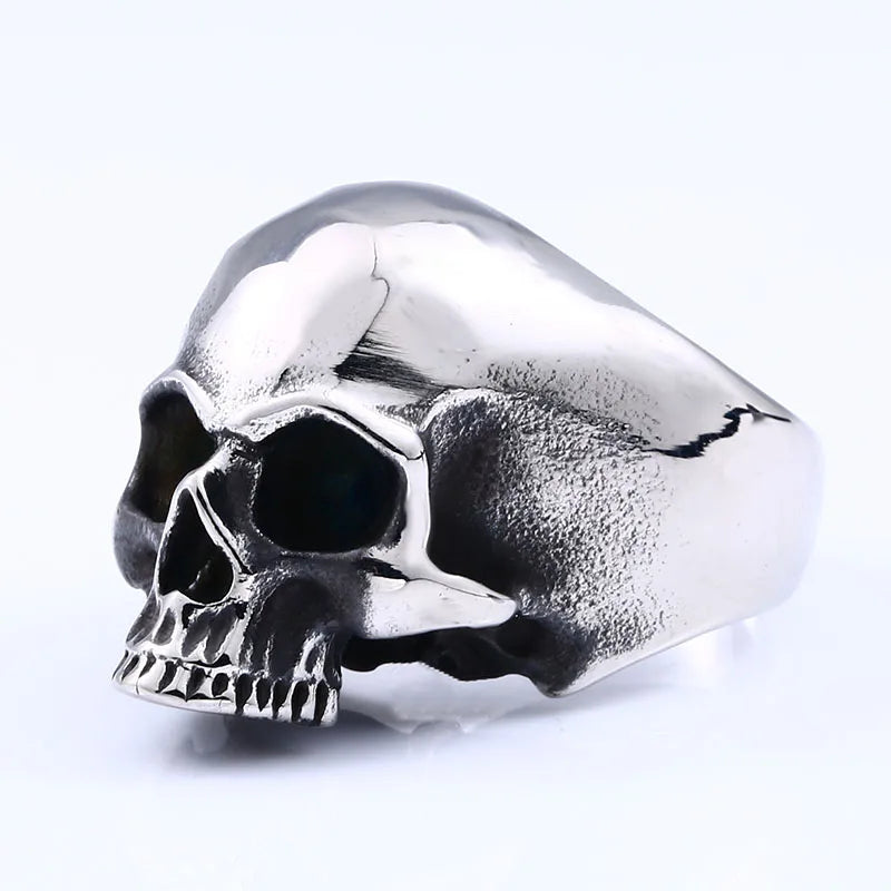 BEIER 316L stainless steel Vintage skull men's ring punk party rock high quality jewelry gift LLBR8-706R
