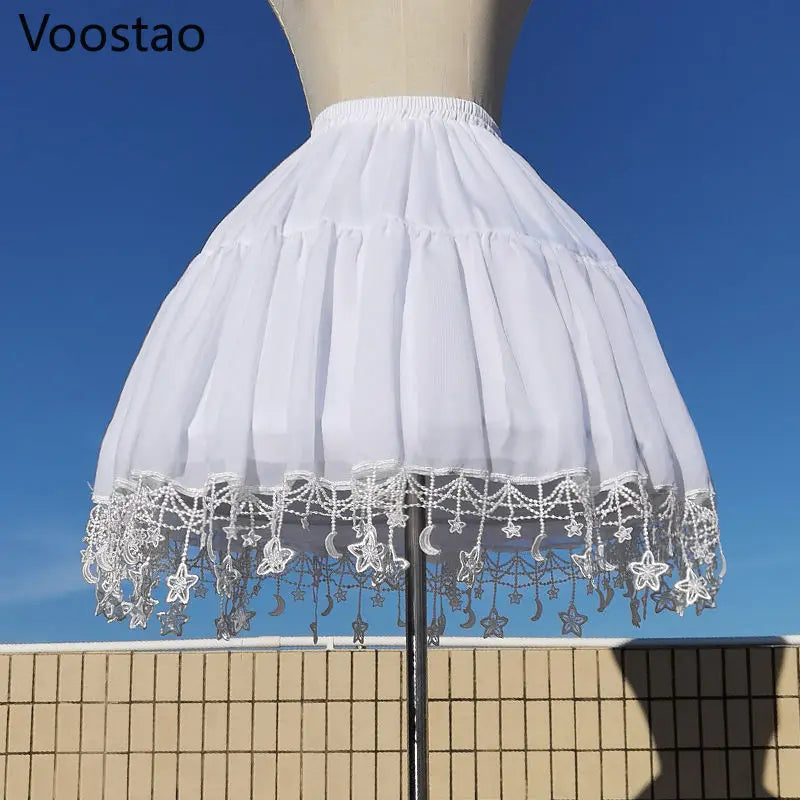 Sweet Chic Lolita Princess OP Dress Women Vintage Elegant Bow Lace Ruffles Pearls Flowers Wedding Dresses Girly Cute Party Dress