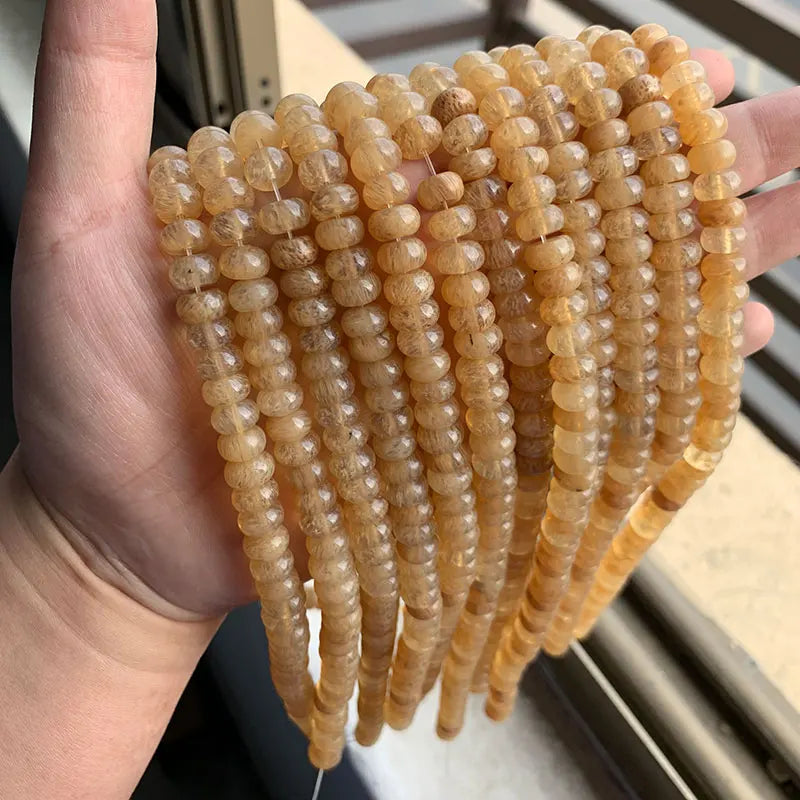 4X6MM/5X8MM Natural Stone Abacus Beads Rondelle Shape Lapis  Jaspers Jades Amazonite Bead For Jewelry Making Bracelet DIY 15.5"