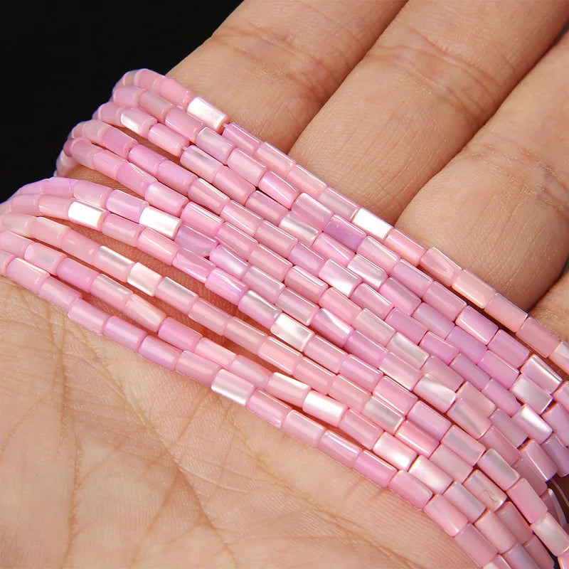 Multi Shape Size Natural Shell Beads Glitter Dyed Heishi Pearl Bead Mother of Pearl Beaded For Jewelry Making Necklace Bracelets
