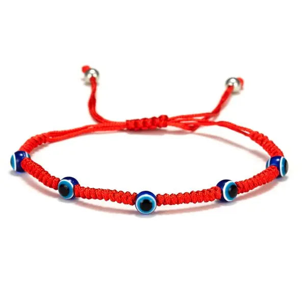 Turkish Lucky Evil Eye Bracelets For Women Handmade Red Thread String Bracelet Charm Lucky Adjustable Rope Friendship Jewelry - Madeinsea©