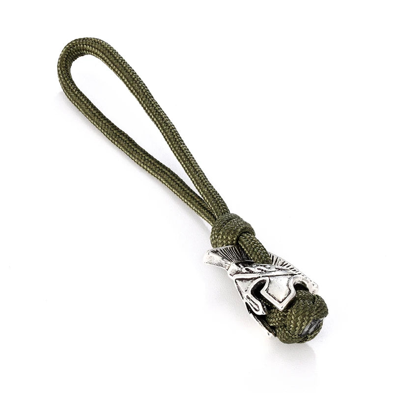 MKENDN New Arrival Vikings Spartan Outdoor Umbrella Rope Car Keychain Climb Keychain Survival Cord Backpack Buckle