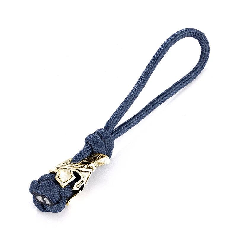 MKENDN New Arrival Vikings Spartan Outdoor Umbrella Rope Car Keychain Climb Keychain Survival Cord Backpack Buckle
