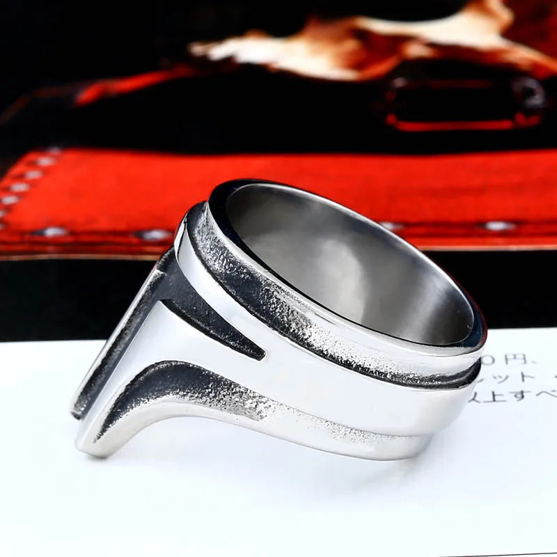 Beier 316L Stainless Steel Movie Product Personality Men Ring Punk Rock Cool Man High Quality Jewelry Wholesale LLBR8-607R - Madeinsea©