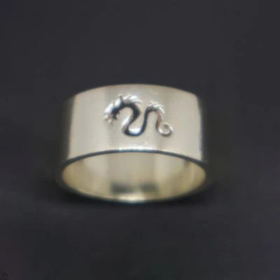 MKENDN Gold Plated Butterfly Couple Ring Women Men Flight Airplane Dinosaur Shark Ring Attendant Wedding Aviation Lover Gift