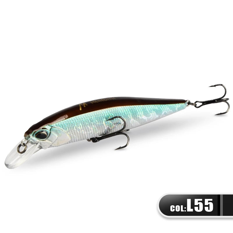 MEREDITH JERK MINNOW 100F 14g  Floating Wobbler Fishing Lure 24Color Minnow Lure Hard Bait Quality Professional Depth0.8-1.0m - Madeinsea©