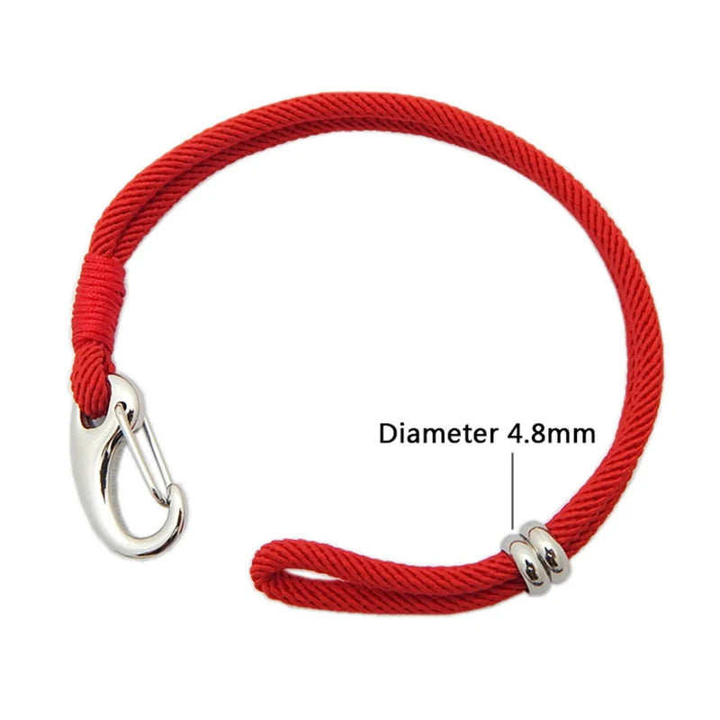 MKENDN Men Nautical Style Lobster Clasp Bracelet Outdoor Camping Rescue Emergency Rope Couple Bracelets Jewellry For Women Gifts